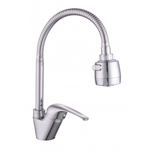 Смеситель для кухни боковой (с гибким изливом) KD-3007-06-39p, d35 (без подв.)