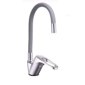Смеситель для кухни боковой (с гибким изливом) KD-3007-07GR-32p, d35 (без подв.)